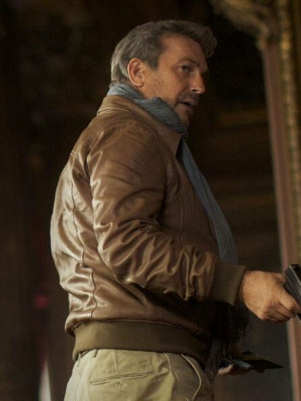 Americans Fashion 3 Day To Kill Kevin Costner Brown Jacket