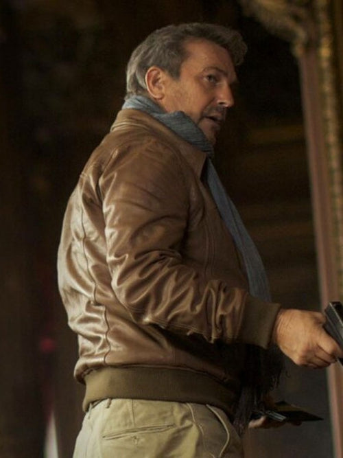 Americans Fashion 3 Day To Kill Kevin Costner Brown Jacket