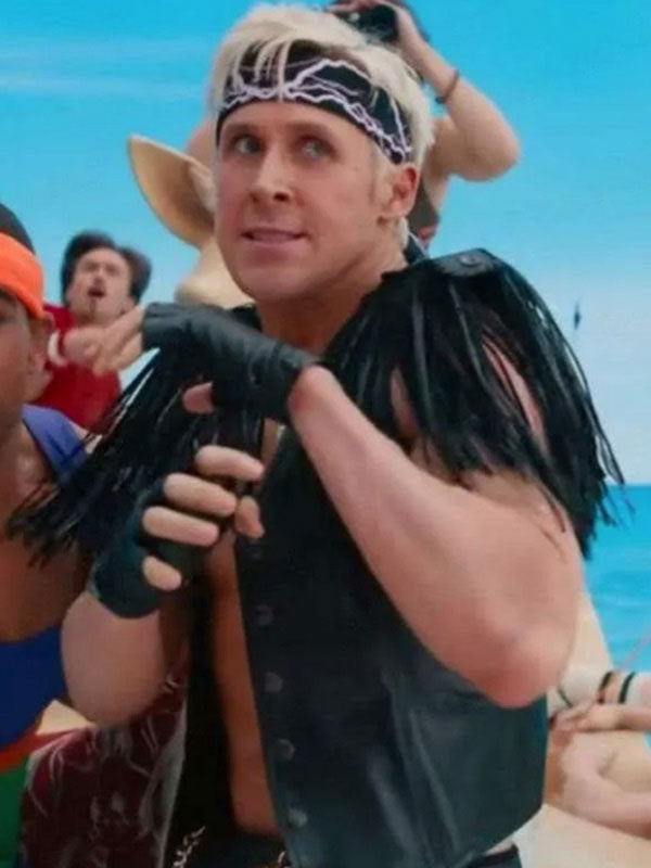 Americans Fashion Barbie Ryan Gosling Black Vest