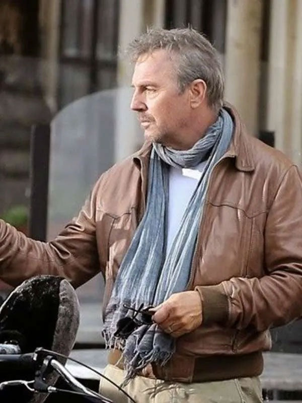 Americans Fashion 3 Day To Kill Kevin Costner Brown Jacket