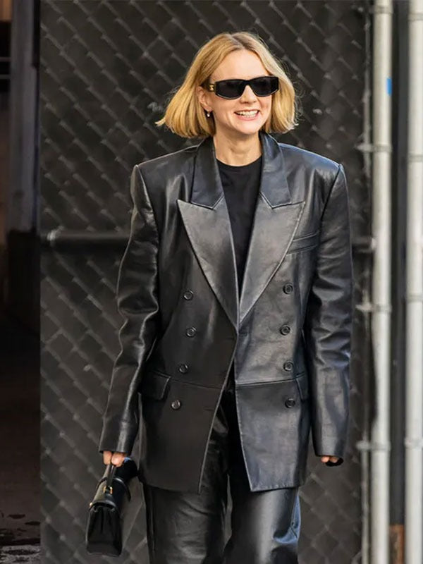 Americans Fashion Carey Mulligan Black Coat