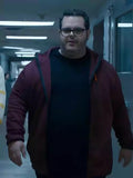 Americans Fashion Adulthood Josh Gad Maroon Hoodie