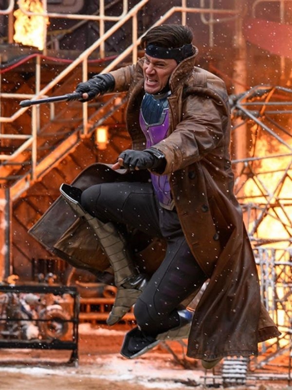 Americans Fashion Deadpool & Wolverine Channing Tatum Brown Coat
