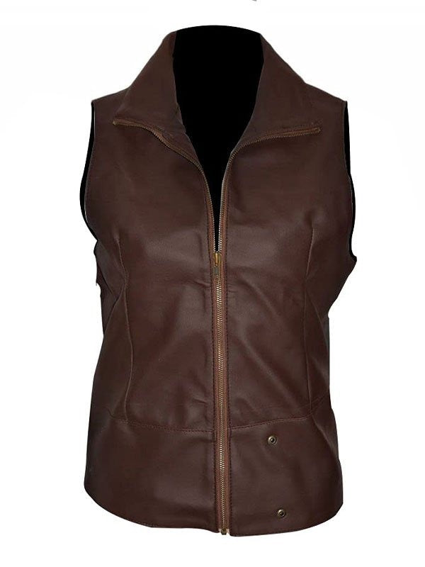 Americans Fashion The Divergent Series Insurgent Shailene Woodley Brown Vest