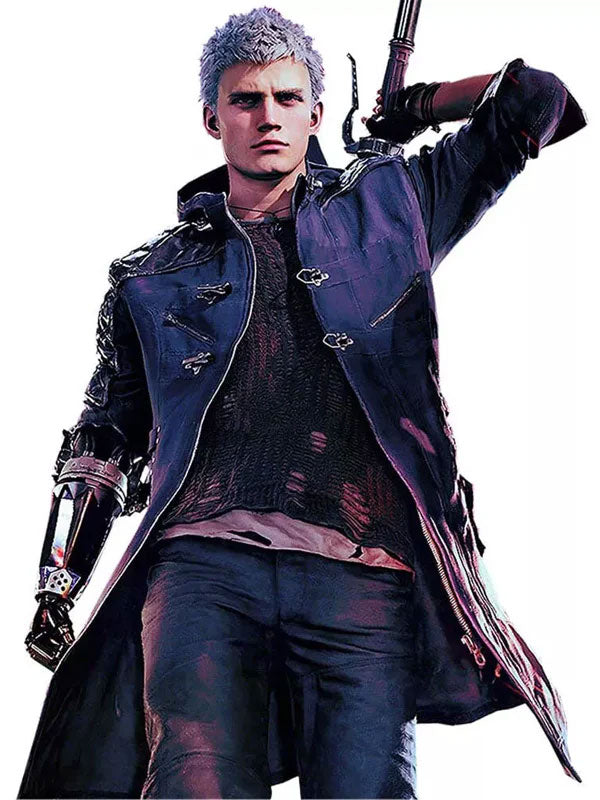 Americans Fashion Devil May Cry 5 Nero Blue Coat