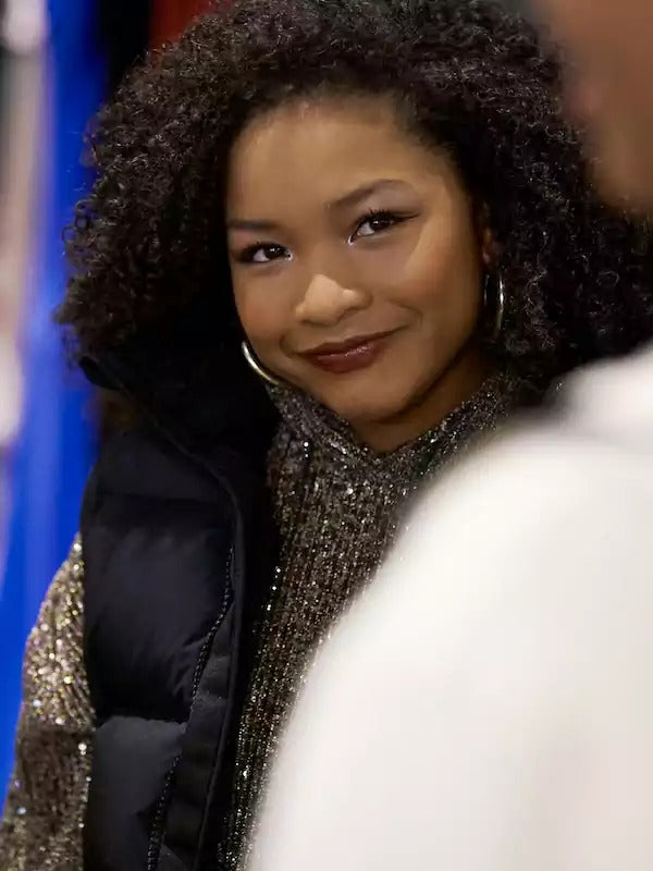 Americans Fashion The Equalizer S05 Laya DeLeon Hayes Black Puffer Vest