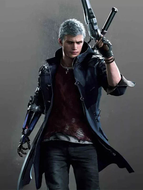 Americans Fashion Devil May Cry 5 Nero Blue Coat