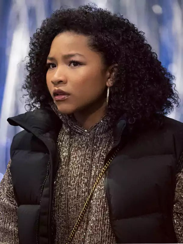 Americans Fashion The Equalizer S05 Laya DeLeon Hayes Black Puffer Vest