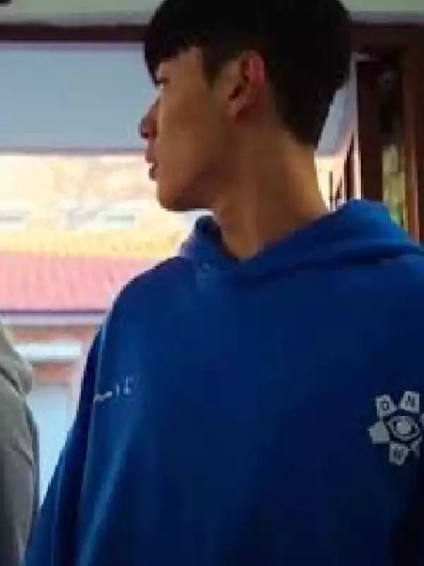 Americans Fashion Weak Hero Class 1 Lee Min-Jae Blue Hoodie