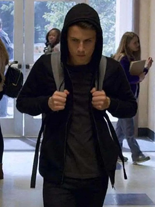 Americans Fashion Clay Jensen 13 Reasons Why Black Hoodie