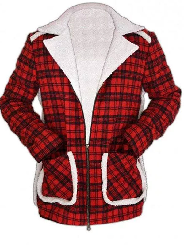 Americans Fashion Deadpool Morena Baccarin Red Jacket